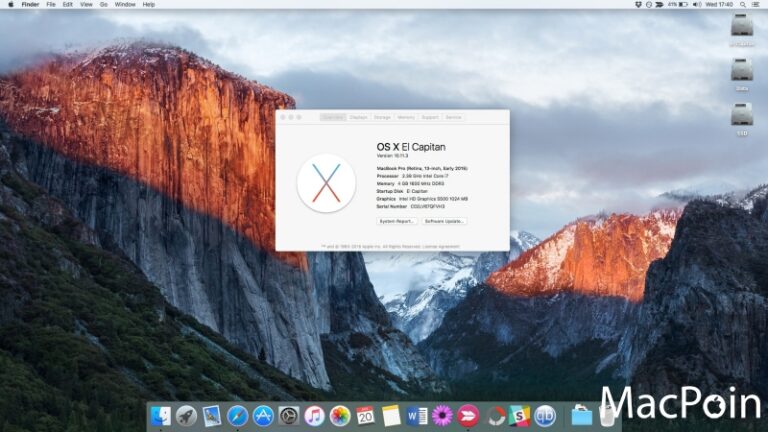 Versi OS X terbaru saat artikel ini dipublish adalah OS X El Capitan, dan bagi kamu yang penasaran apakah Mac device kamu bisa menjalankannya atau tidak, berikut ini adalah kebutuhan sistem minimum yang diperlukan oleh OS X El Capitan: