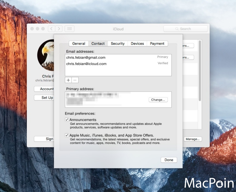 Cara Mendaftar / Membuat Email @icloud.com di Mac OS X
