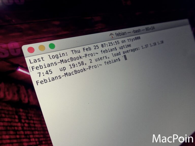 2 Cara Melihat Mac Uptime di OS X