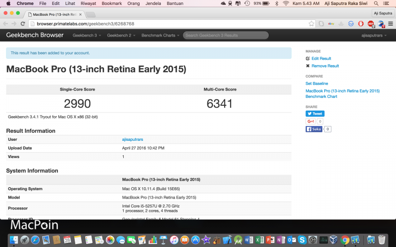 Perbandingan Kinerja OS X dan Windows di MacBook Pro Retina Display Perbandingan Kinerja Mac OS X dan Windows di MacBook Pro Retina Display