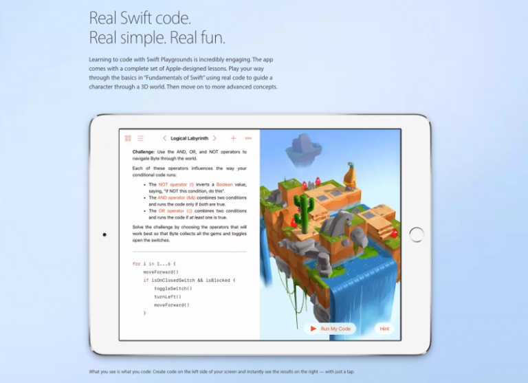 Swift Playground Cara Asyik Belajar Pemrograman di iPad