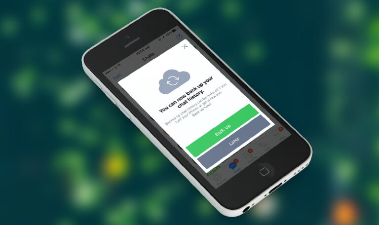 LINE Akhirnya Mendukung Backup ke iCloud