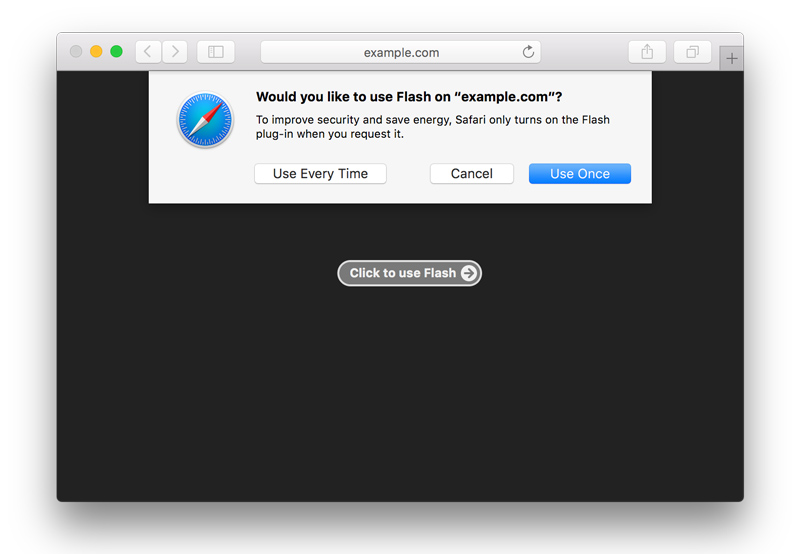 Safari di macOS Sierra Akan Mengurangi Dukungan Adobe Flash