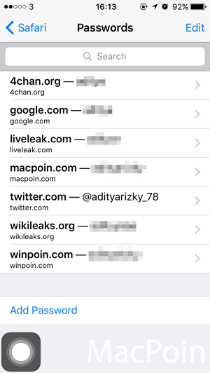 Cara Melihat Password Yang Tersimpan Pada Safari Di Iphone Ipad Macpoin