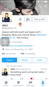 Cara Memproteksi Tweet Kamu di iPhone (2)