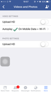 Cara Mematikan Auto-play Video Facebook di iPhone / iPad