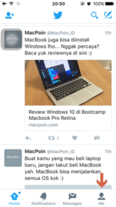 Cara Mengaktifkan Night Mode pada Twitter di iPhone iPad (1)