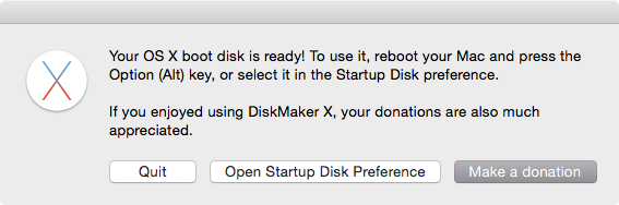 Membuat Flashdisk Install Ulang Mac dengan DiskMaker X Cara Membuat Bootable Flashdisk Mac dengan DiskMaker X