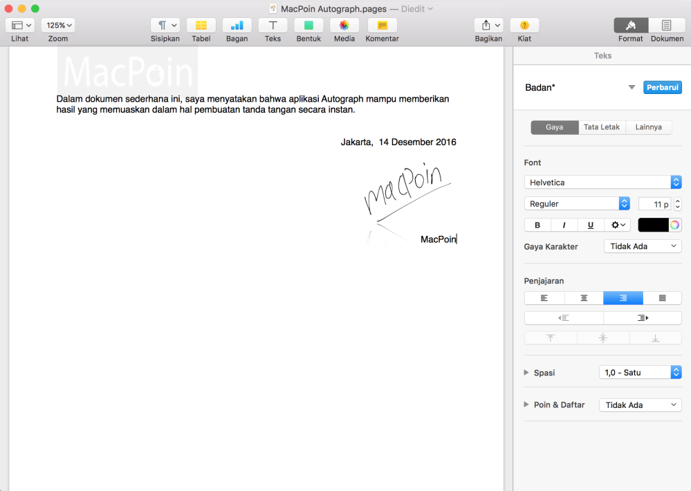 Cara Membuat Tanda Tangan Di Mac Dengan Autograph Macpoin