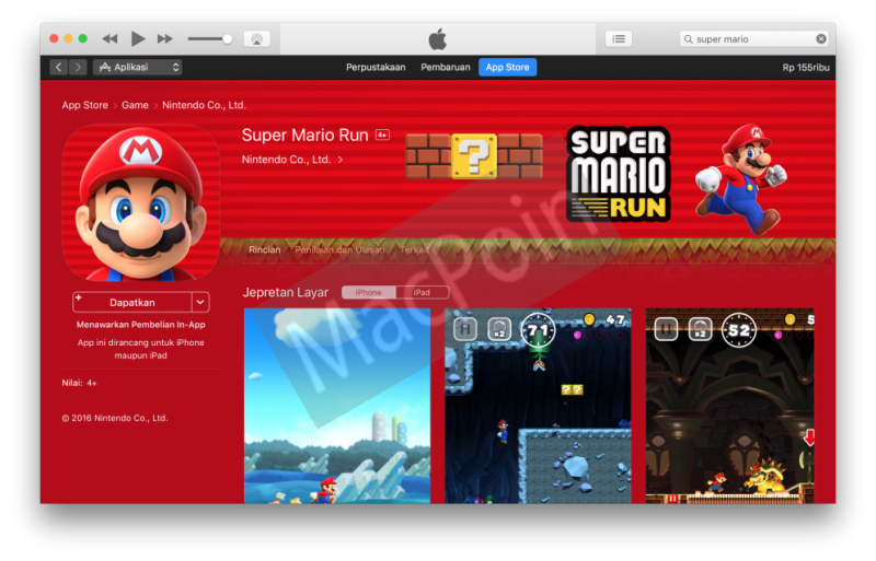 Review Lengkap Super Mario Run di iPhone + Hands On
