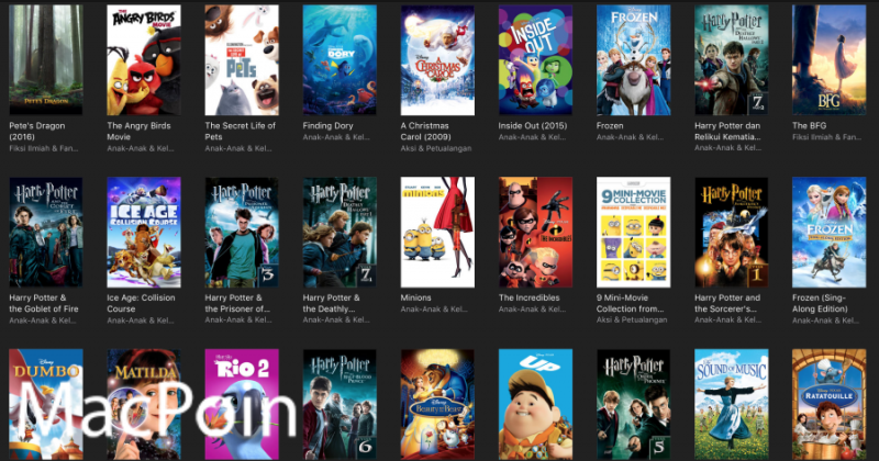 Cara Menyewa Movie dan Film di iTunes Store