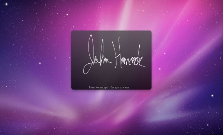 Cara Membuat Tanda Tangan di Mac dengan Autograph