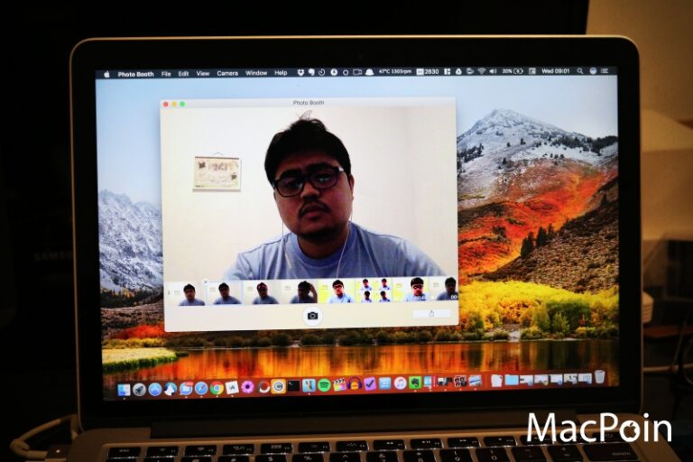 Cara Mengambil Foto Selfie di MacBook