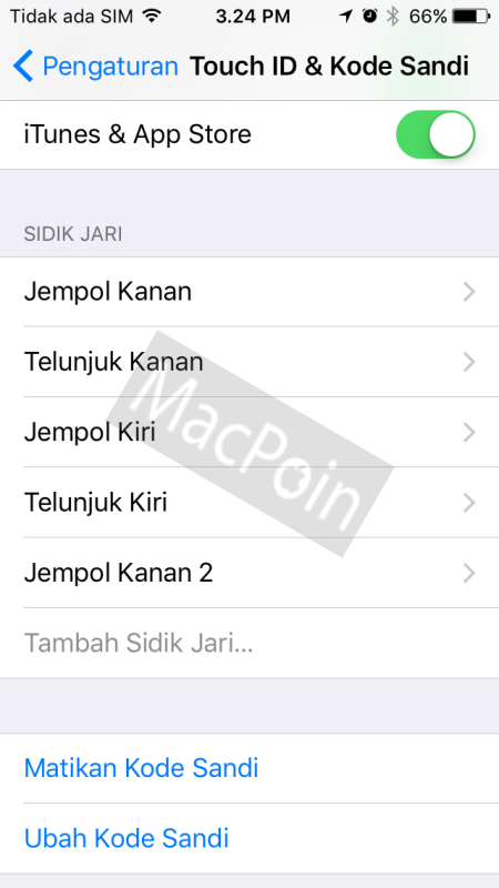 Cara Mematikan Passcode Lock di iPhone dan iPad