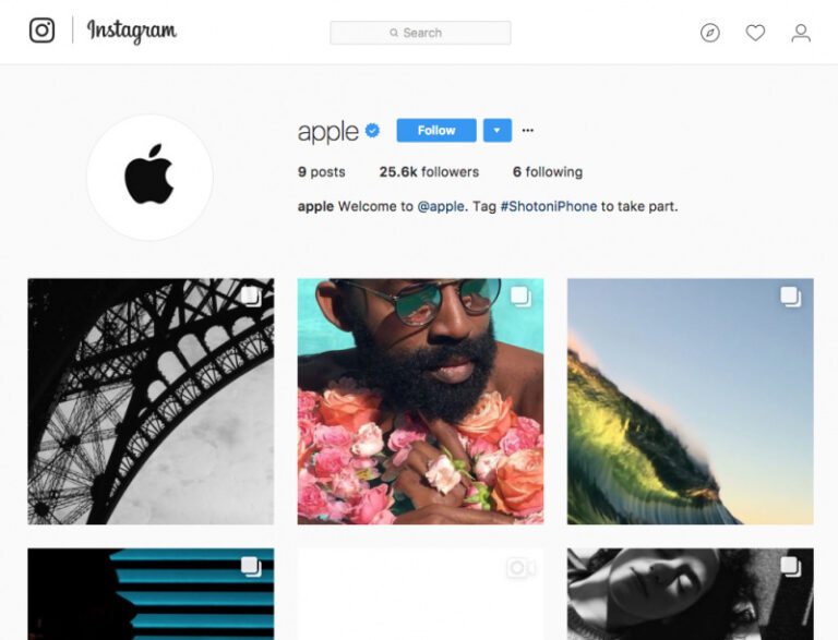 Apple Instagram