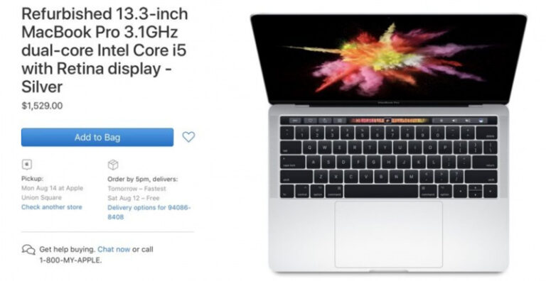 Apple Mulai Jual MacBook Pro 13 Inch 2017 Refurbished