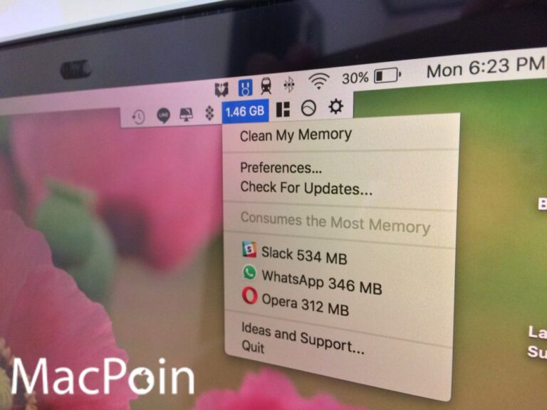 Pantau dan Bersihkan RAM Mac Dengan Memory Cleaner