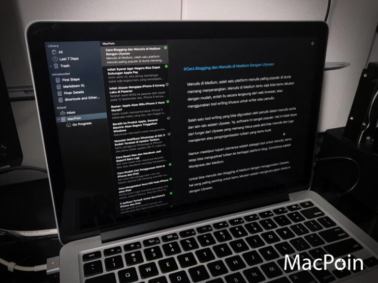 Cara Blogging dan Menulis di Medium Dengan Ulysses