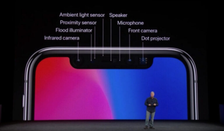 Benarkah Ada Lampu Merah Face ID di Notch iPhone X?