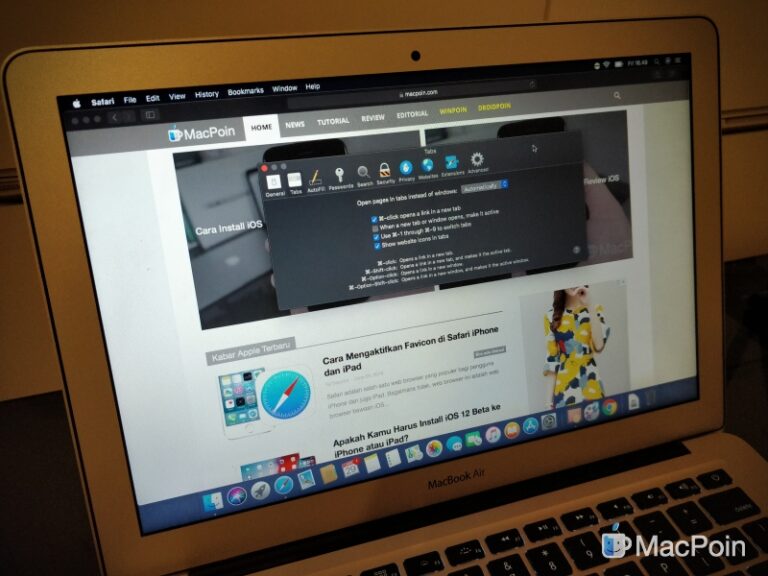 Cara Memunculkan Favicon Safari di Mac dan MacBook