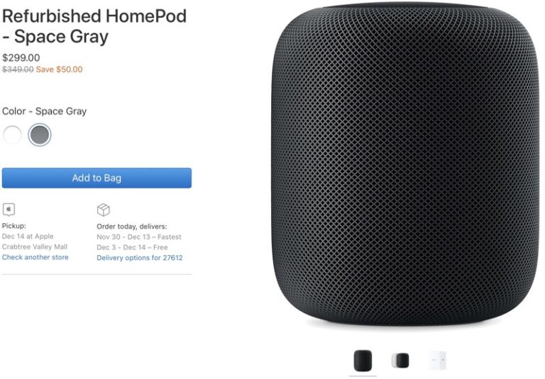 Apple Resmi Merilis HomePod Refurbished Seharga $299