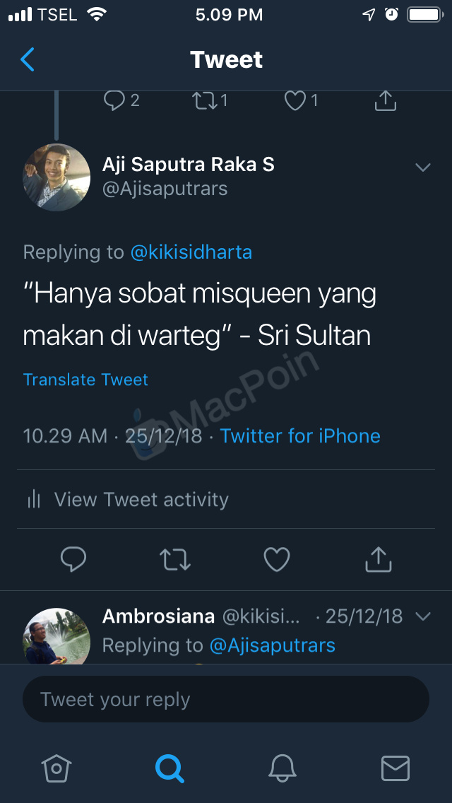 Twitter Kembalikan Label Tweet From di Aplikasi Resmi