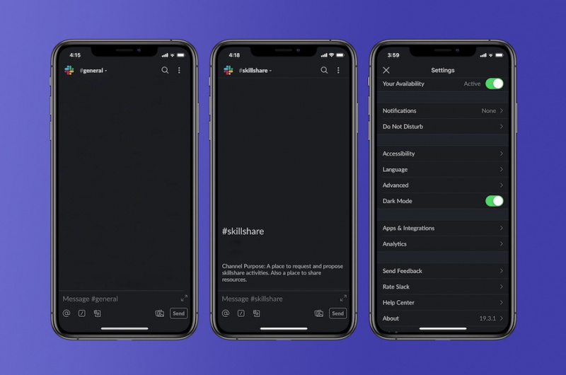 Slack for iOS Kini Sedang Uji Coba Fitur Dark Mode