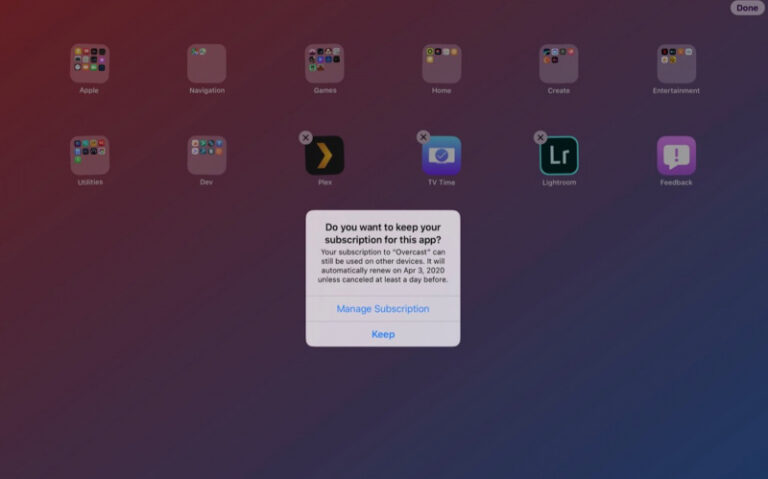 iOS 13 Beri Peringatan Ketika Hapus Aplikasi Dengan Langganan Aktif