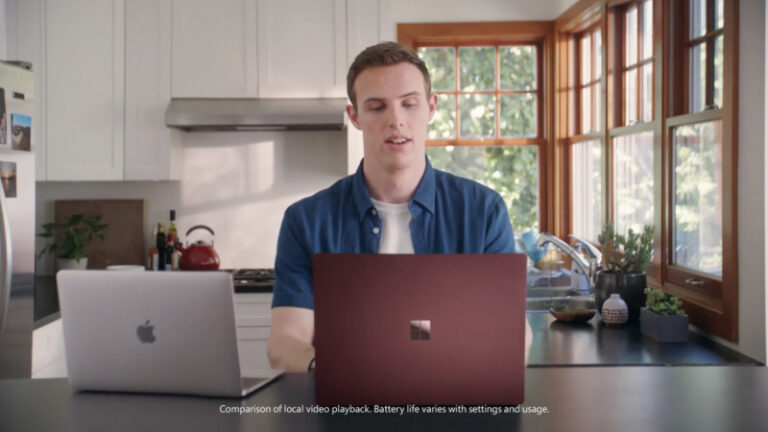 Rilis Iklan Surface Laptop 2, Microsoft Sindir Apple