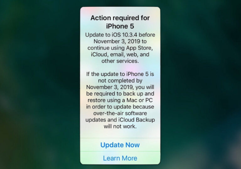 Pengguna iPhone 5 dan iPhone 4s HARUS Update ke iOS Terbaru Sebelum 3 November 2019