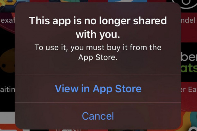 Apple Bereskan Bug App Store 'This App is No Longer Shared'