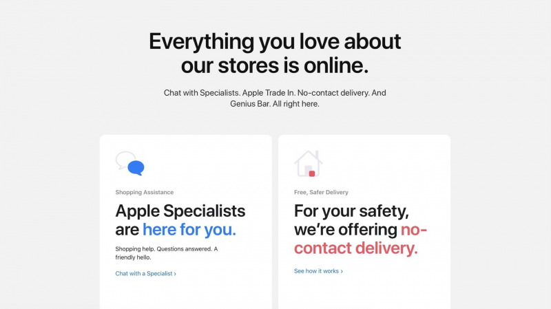 Apple Store Online Kini Hadir dengan Tampilan Baru