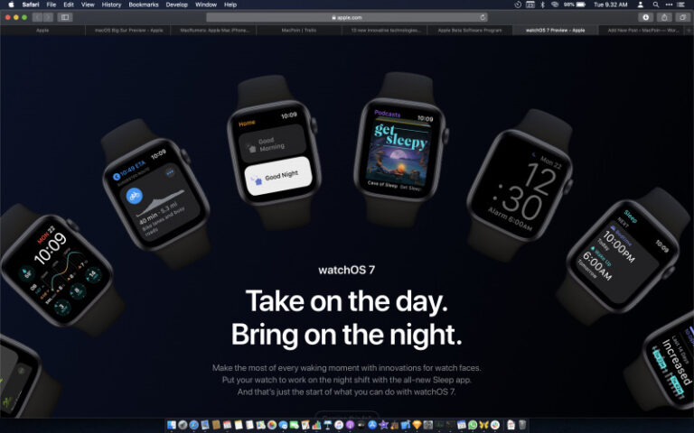 Apple Resmi Perkenalkan watchOS 7 di WWDC20