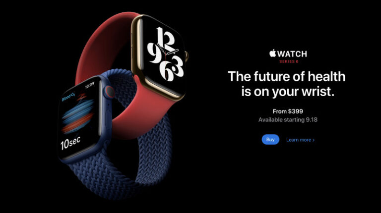 Apple Watch Series 6 Resmi Diperkenalkan