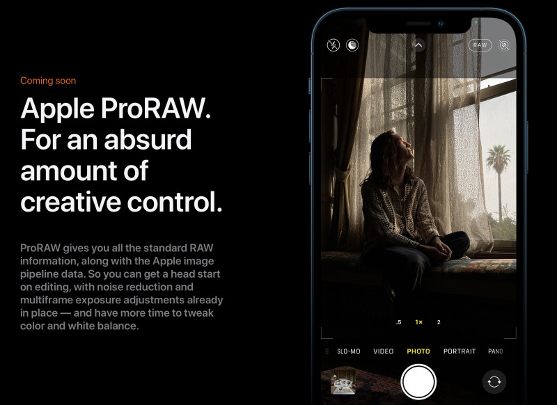 Format Foto Mentah Apple ProRaw Resmi Diperkenalkan