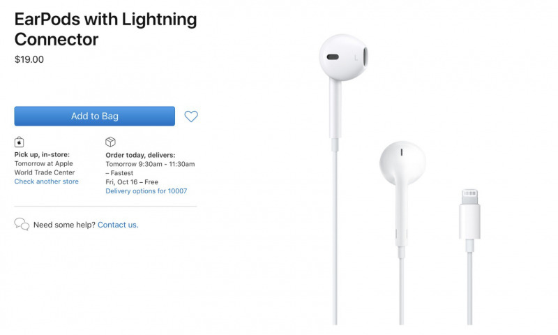 Apple Turunkan Harga EarPods Sebesar $10