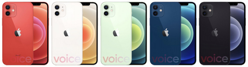 Warna iPhone 12 Bocor, Ada Blue, Red, Green, Black, dan White