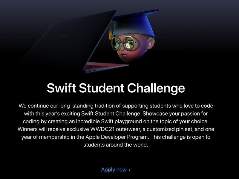 Sambut WWDC21, Apple Buka Swift Student Challenge