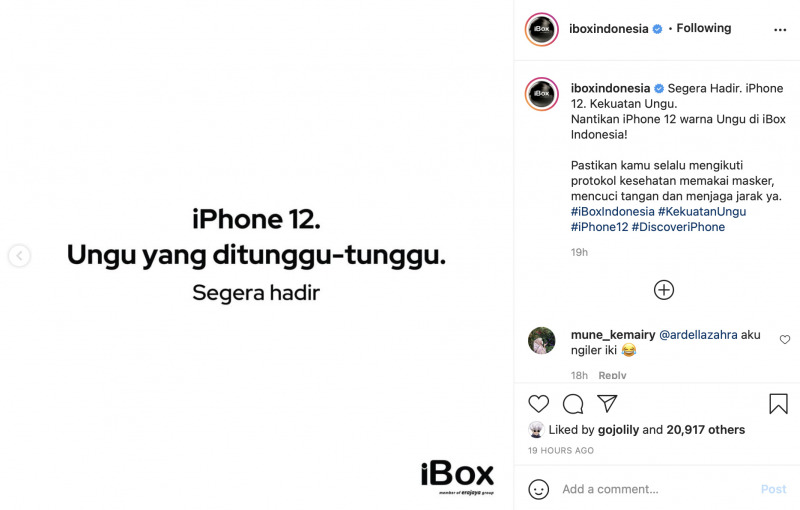 iPhone 12 Ungu Sebentar Lagi Resmi Dirilis di Indonesia