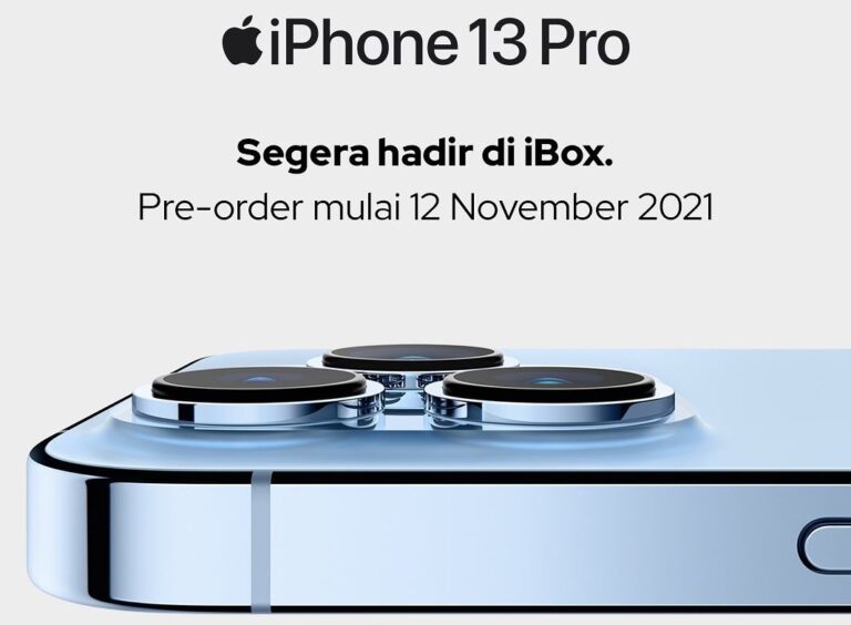 Pre-Order iPhone 13 Akan Dibuka di Indonesia Pada 12 November 2021